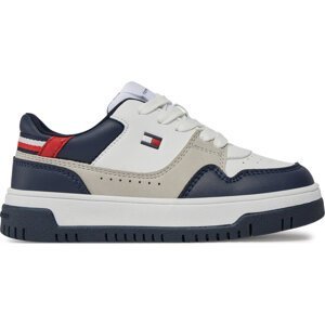 Sneakersy Tommy Hilfiger Low Cut Lace-Up Sneaker T3X9-33368-1355 M White/Blue/Red Y003