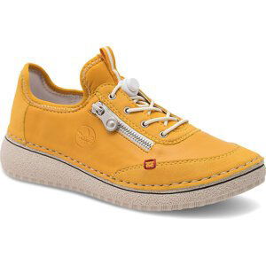 Polobotky Rieker 50962-68 Yellow