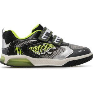 Sneakersy Geox J Inek B. A J359CA 014CE C0666 D Grey/Lime