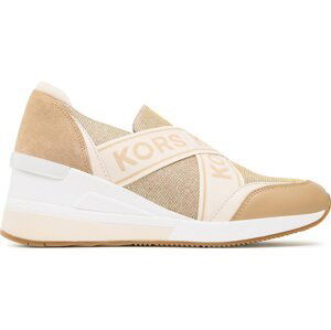 Sneakersy MICHAEL Michael Kors Geena Slip On Trainer 43F3GNFP2D Camel Multi