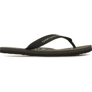 Žabky Tommy Hilfiger Rubber Hilfiger Beach Sandal FM0FM04468 Black BDS