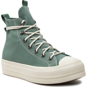 Plátěnky Converse Chuck Taylor All Star Lift Platform Play On Utility A08864C Herby/Egret/Admiral Elm