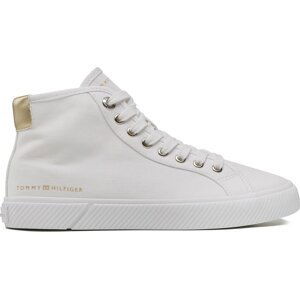 Sneakersy Tommy Hilfiger Essential Highcut Sneaker FW0FW07120 White YBS