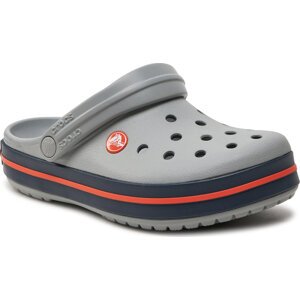 Nazouváky Crocs Crocband 11016 Light Grey/Navy