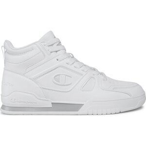 Sneakersy Champion Mid Cut Shoe 3 Point Mid S22119-WW002 Triple Wht