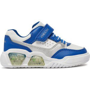 Sneakersy Geox J Illuminus Boy J45GVC 0BU11 C0293 M White/Royal