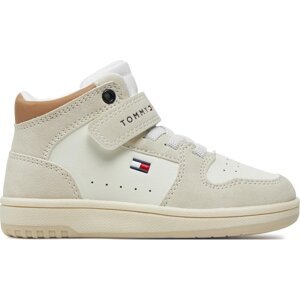 Sneakersy Tommy Hilfiger High Top Lace-Up/Velcro SneakerT3X9-33342-1269 M Bílá