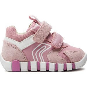 Sneakersy Geox B Iupidoo Girl B3558C 022AS C0682 Rose/White