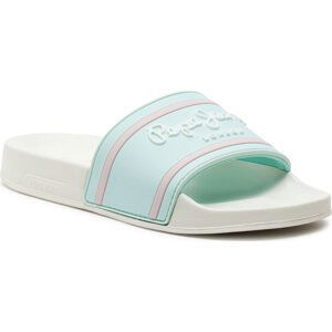 Nazouváky Pepe Jeans Slider Logo G PGS70061 Pearl Blue 505