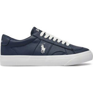 Sneakersy Polo Ralph Lauren RL00564410 J Navy Tumbled W/ White Pp