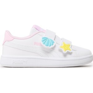Sneakersy Puma Smash V2 Mermaid V Ps 391898 01 Puma White/Pink/Yellow/Blue