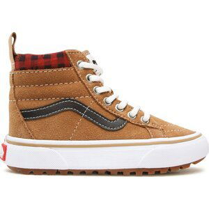 Sneakersy Vans Sk8-Hi Mte-1 VN0A5HZ5Y491 Plaid Brown/Black