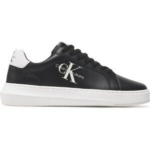 Sneakersy Calvin Klein Jeans Chunky Cupsole Monologo YM0YM00681 Black/White 0GJ