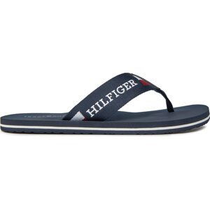 Žabky Tommy Hilfiger Corporate Monotype Beach Sandal FM0FM04913 Desert Sky DW5