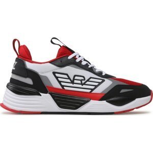 Sneakersy EA7 Emporio Armani X8X070 XK165 S315 Black/White/Rac.Red