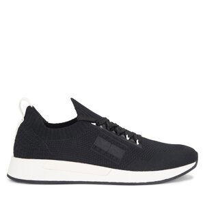 Sneakersy Tommy Jeans Tjm Elevated Runner Knitted EM0EM01382 Black BDS