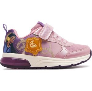 Sneakersy Geox J Spaceclub Girl J458VA 0ANAJ CE88U M Pink/Lt Prune