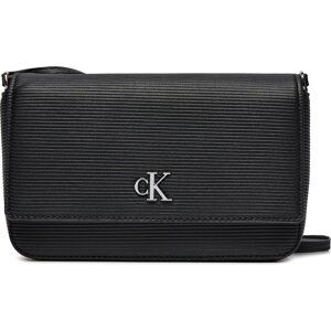 Kabelka Calvin Klein Jeans Minimal Monogramwallet W/Strap T K60K611238 Black BDS