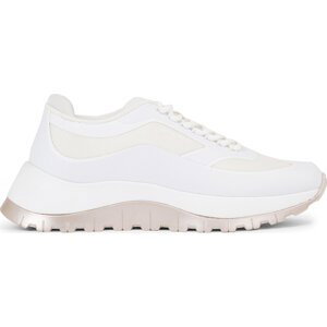 Sneakersy Calvin Klein 2 Piece Sole Runner Lace Up HW0HW01640 Bright White YBR
