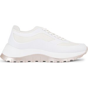 Sneakersy Calvin Klein 2 Piece Sole Runner Lace Up HW0HW01640 Bílá