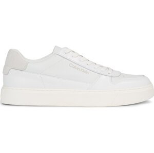 Sneakersy Calvin Klein Low Top Lace Up Bskt HM0HM01254 Bílá