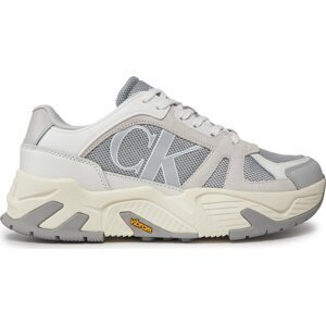 Sneakersy Calvin Klein Jeans Chunky Runner Vibram Lth Mix YM0YM00719 Oyster Mushroom PSX