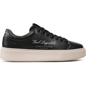 Sneakersy KARL LAGERFELD KL52223 Black Lthr