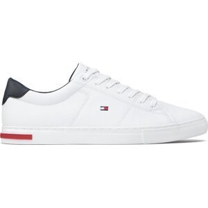 Sneakersy Tommy Hilfiger Essential Leather Detail Vulc FM0FM04047 White YBR