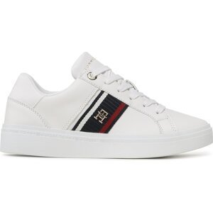 Sneakersy Tommy Hilfiger Corp Webbing FW0FW07379 White YBS