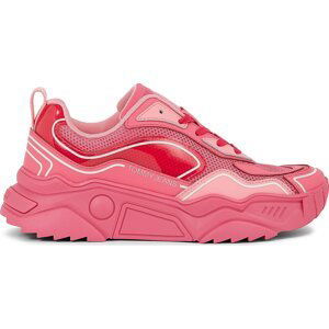 Sneakersy Tommy Jeans Tjw Chunky Runner Monocolor Lc EN0EN02263 Pink Alert THW