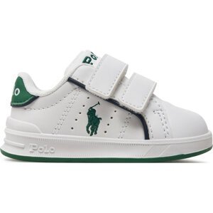 Sneakersy Polo Ralph Lauren RL00059110 White Smooth/Green W/Green Pp