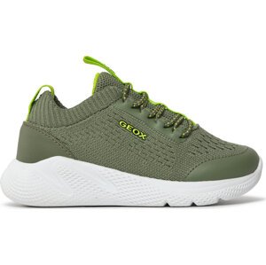 Sneakersy Geox J Sprintye Boy J25GBA 0006K C0914 M Military/Lime