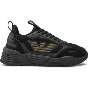 Sneakersy EA7 Emporio Armani X8X070 XK165 M701 Triple Black/Gold