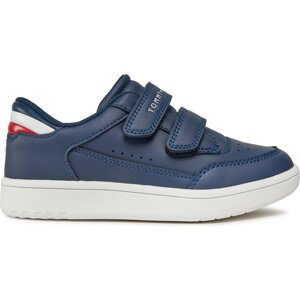 Sneakersy Tommy Hilfiger Stripes Low Cut Velcro Sneaker T1X9-33339-1355 S Blue 800