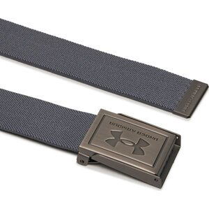 Pánský pásek Under Armour M Stretch Webbing Belt 1383935-025 Castlerock/Black/Black