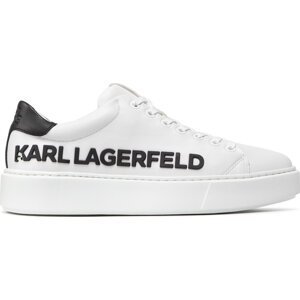 Sneakersy KARL LAGERFELD KL52225 White Lthr W/Black