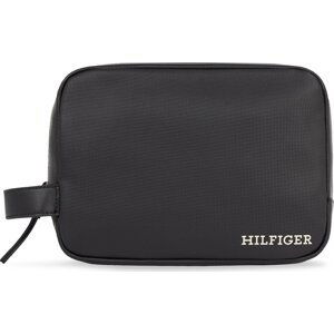 Kosmetický kufřík Tommy Hilfiger Th Pique Washbag AM0AM11839 Black BDS