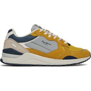 Sneakersy Pepe Jeans X20 Free PMS60010 Ochre Yellow 097