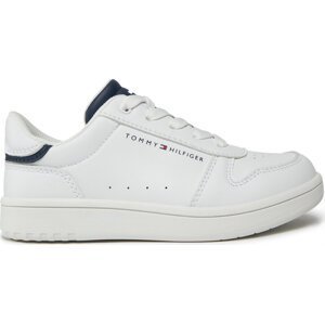 Sneakersy Tommy Hilfiger Low Cut Lace-Up Sneaker T3X9-33349-1355 S Bílá