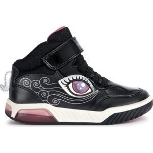 Sneakersy Geox J Inek Girl J36ASB 0NFEW C0922 S Black/Fuchsia