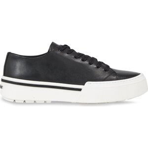 Sneakersy Calvin Klein Low Top Lace Up HM0HM01177 Černá