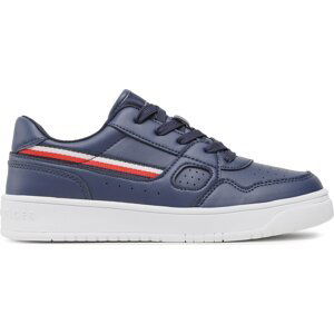 Sneakersy Tommy Hilfiger Stripes Low Cut Lace-Up Sneaker T3X9-32848-1355 S Blue 800