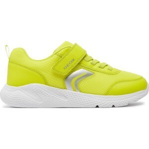 Sneakersy Geox J Sprintye Boy J36GBA 01454 C3008 D Fluo Green