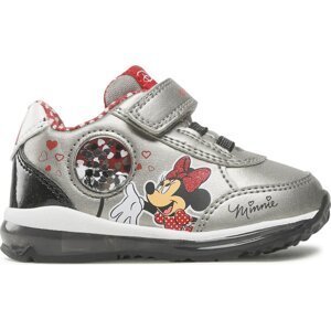 Sneakersy Geox B Todo G.A B2685A 0NFKN C0544 Silver/Red