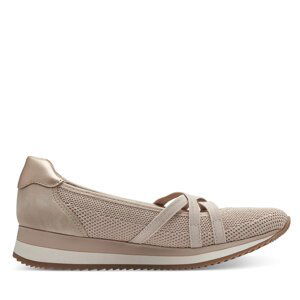 Polobotky Jana 8-22173-42 Beige/Gold 499