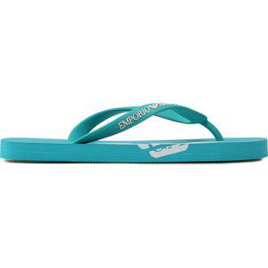 Žabky Emporio Armani XVQS06 XN746 00179 Turquoise/White