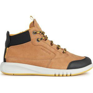 Sneakersy Geox J Aeranter Abx J04CYA 0CL11 C6F2G D Brown/Dk Yellow