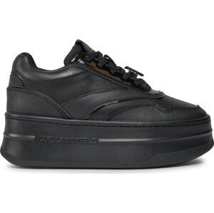 Sneakersy KARL LAGERFELD KL65020 Black Lthr / Mono