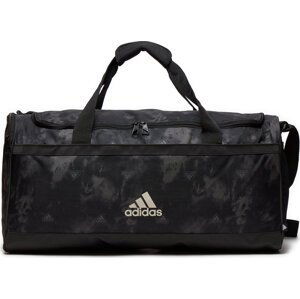 Taška adidas Linear Graphic Duffel Medium IS3784 Black/Chacoa/White