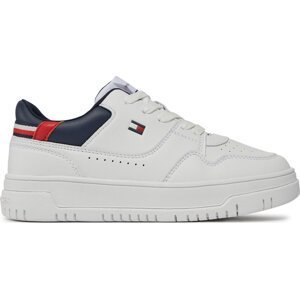 Sneakersy Tommy Hilfiger Low Cut Lace-Up Sneaker T3X9-33367-1355 S White